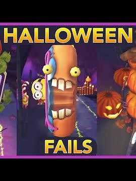 Minion Rush HALLOWEEN Funny Fails | Halloween Volcano Map