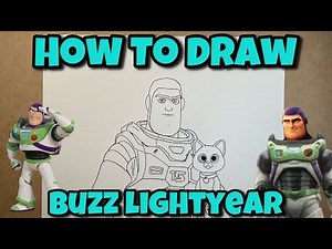 HOW TO DRAW BUZZ LIGHTYEAR | LIGHTYEAR 2022| Step-by-Step Tutorial | FOR KIDS