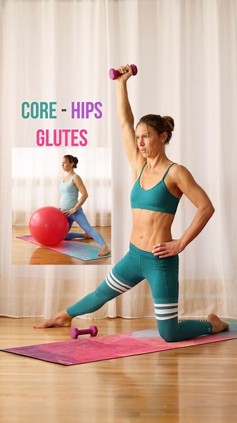 ✨This exercise offers a gentle yet very effective way to promote core and glute strength, as well as stability, and mobility in the hips and pelvis✨ 🤰Pregnancy: ➡️Glute Strength and Hip Stability: As your body undergoes changes during pregnancy, maintaining glute strength and hip stability becomes crucial. ➡️Adductor Lengthening: The side leg stretch component helps lengthen the adductor muscles, which can become tight due to the changes in your center of gravity and the added weight of the bab