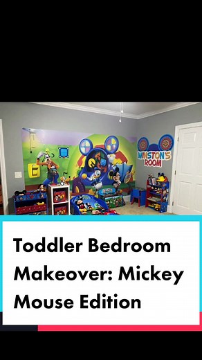 DIY Mickey Mouse Toddler Room Makeover 2021