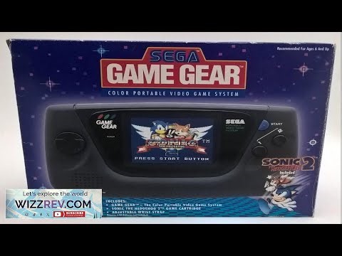 Game Gear Hardware Console with Sonic 2 Game Included