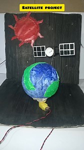 184K views · 1.6K reactions | Satellite project +dc motor #science #tech #experiment #youtubeshort | The magic project | Facebook