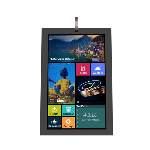 Azpen LifeHub: Photo Sharing, Speaker Reminders, Health, Weather and More Black