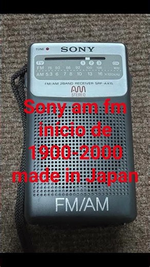 radio Sony am fm early 90s to early 2000s