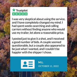 New reviews are always part of our #MondayMotivation‍ 💙 | uShip