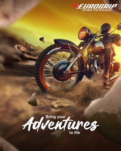 467K views · 247 reactions | Every trail, every turn, every throttle — make it count. Set the trend - Ride out, explore more, and let your Eurogrip Tyres take you somewhere unforgettable. #3DTrend #Trending #EurogripTyres #RideOnAndOn #TheBikeTyreSpecialist #PerfectTyrePartner #Trend | TVS Eurogrip | Facebook
