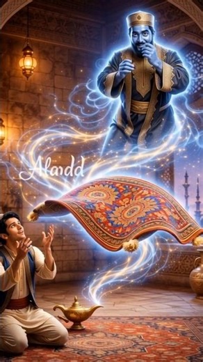 Aladdin aur Jadui Chirag ka Jinn 😱 | 3 Wishes Story | Hindi Story