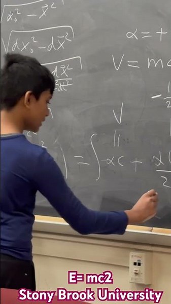 Taking PH.D Physics course General Relativity at Stony Brook University with Dr. Verbaarschot