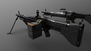 M60 Machine Gun - Vietnam War - Download Free 3D model by Kingy