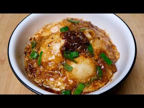 Eggs cooked like this its so delicious and comforting, home-cooked meal for dinner