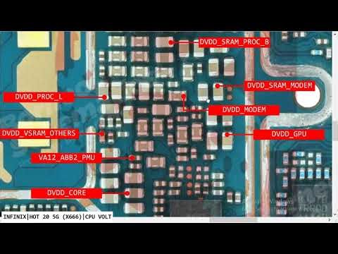 INFINIX HOT 20 5G Power & CPU Voltage Ways | Input Output Problem Fix (1/0) Short Problem Fix Guide