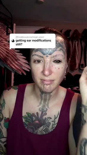 Answer to @middleeasternwhitegirl YESSS #bodymod #elf #elfears #earpointing #modification #surgery #cosmeticsurgery