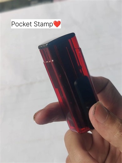 Alhmdulilah ❤️ Pocket Stamp 🖊️ Compact Design ✔️ Clear Impression ✔️ Easy to Carry ❤️ 📦 Delivery Available Nationwide Whatsap 0311 0525730 👈 #pocketstamp #stampmaker #customstamp #officestamp #trending