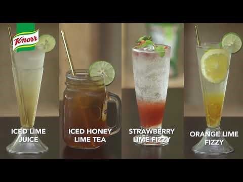 Easy to Make Lime Juice with Knorr Lime Powder | UFS MY