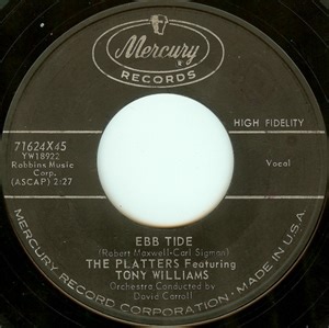 The Platters Featuring Tony Williams - Ebb Tide / (I'll Be With You In) Apple Blossom Time