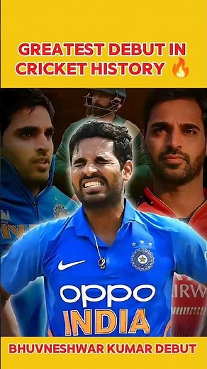 greatest debut in Cricket History l Bhuvneshwar Kumar debut match l 🔥 #cricket #shorts #viralshorts