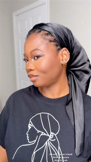 Turban Tutorial | Ramadan Mubarak | How to tie a simple silk scarf style #howto