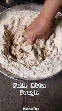 ‎🥣 Soft Roti Starts Here! | Atta Gondna Tip | Manhaa Tips