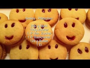 ☆ ☆ ☆ SMILEY KEKSE ☆ ☆ ☆ Gesichtskekse / Plätzchen - ANLEITUNG von Mary Jane