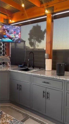 Matchless Cabinet Outdoor Kitchen #outdoorkitchen #grill #bbq