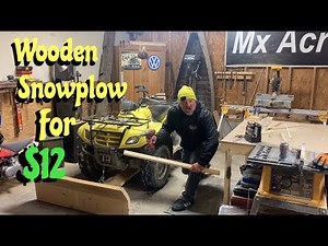 How I built a wooden snowplow Blizzard 2022
