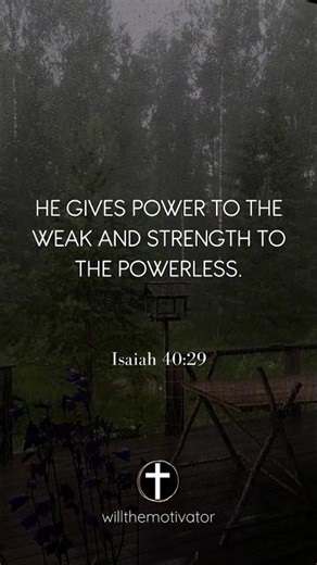 Strength for the Weary – Isaiah 40:29