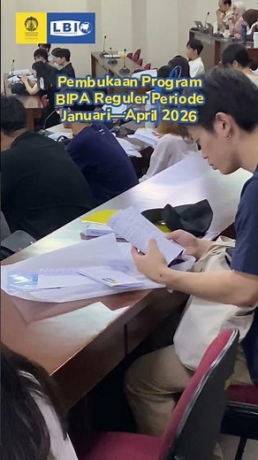 Pembukaan Program BIPA Reguler Periode Januari—April 2026 LBI FIB UI #BIPA #UI #LBIFIBUI