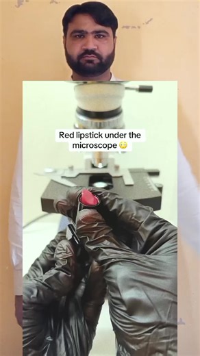 Red Lipstick Under Microscope: Zooming In!