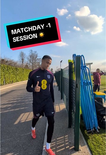 England Football Team Training Session Ahead of Matchday