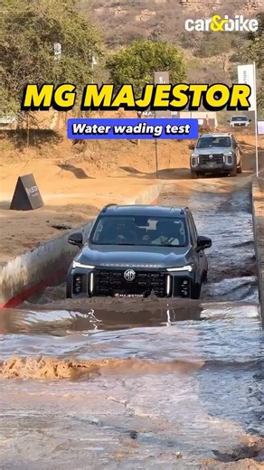 810 mm! That’s the water wading capacity of MG’s latest flagship SUV, the new Majestor.