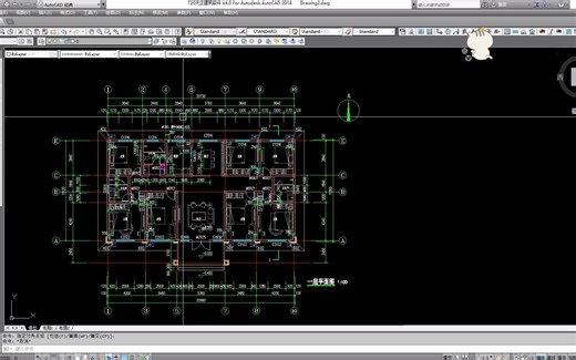 （总）天正CAD绘制建筑平面图步骤