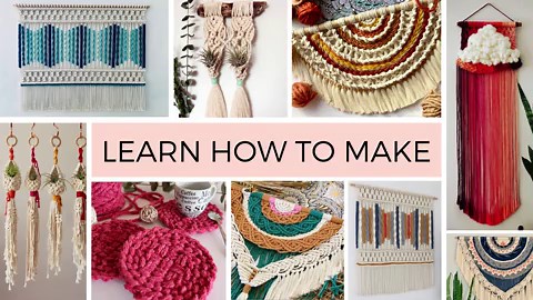 15 Best FREE DIY Macrame Wall Hanging Patterns | Macrame for Beginners