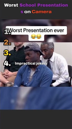Worst Presentations in School on Camera