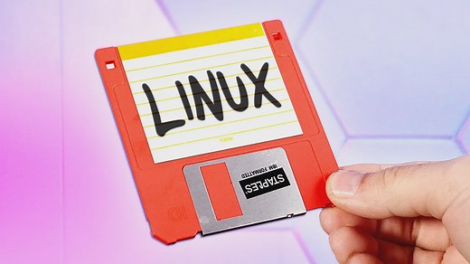 【双语 纯享】💥现代Linux装入1.44MB软盘？颠覆认知的逆天操作来了！