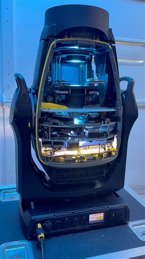 A look inside Martin MAC Viper XIP. An outdoor stage light built for concerts and large venues.