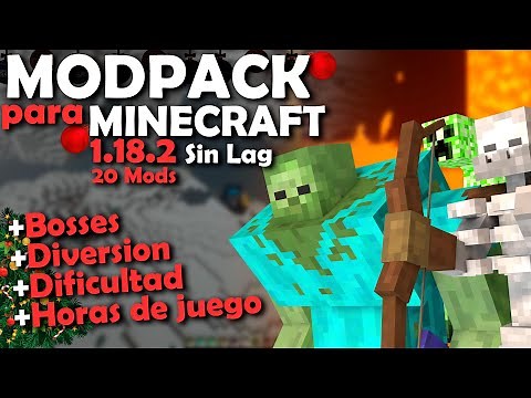 PACK DE MODS Para MINECRAFT 1.18.2 ¡SIN LAG! - 20 Mods QUE DEBES TENER