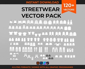 Streetwear Vector Mockup Pack Fashion Tech Pack Template Clothing Vector Fashion Design Templates Fashion Drawings Fashion Vector Hoodie - Etsy