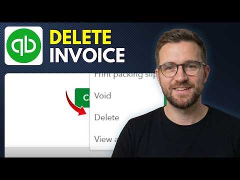 How to delete an invoice in QuickBooks Online (Step By Step 2026)