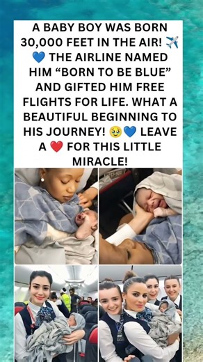 Born to Be Blue 💙✈️ | A Baby’s Incredible Birth at 30,000 Feet