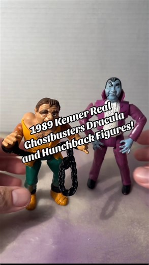 Such great toys! 1989 Kenner Real Ghostbusters Dracula and Hunchback Figures! #ghostbusters #ActionFigures #retrotoys #80snostalgia #80stoys #Dracula #hunchback #backintheday #spookyseason | CPJ Collectibles