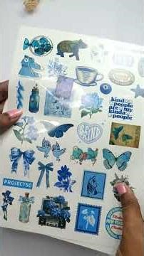 Gentle Sticker ASMR 🎧 | Calm Paper Sounds