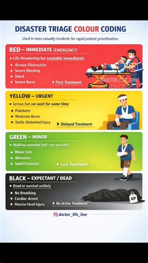 disaster management colour coding triage