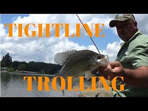 Tight Line Trolling Open Water Crappie