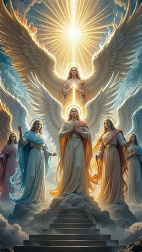 “The 6 angels that God created with unimaginable power” #god #bible #history #shorts