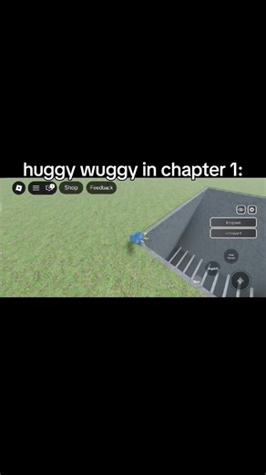 Huggy Wuggy in Roblox Poppy Playtime: Chapter 1