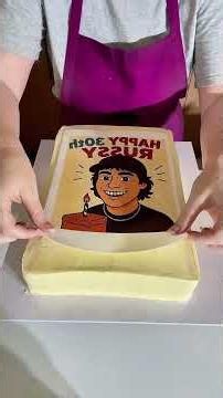 Custom Image Slab Cake #cake #cakeseries #cakes #cakedecorating #baking #birthdaycake #food #cakeart