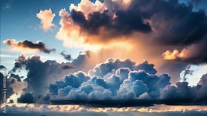 Celestial Dance: A Mesmerizing Timelapse of Cloud Movements