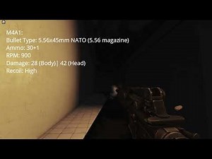 [Roblox] SCP: Anomaly Breach 2 All weapons (Latest)