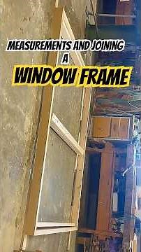 Measurements and joining a window frame 📊📐 # #woodworking #wooddesigner #woodscraft #carpentry