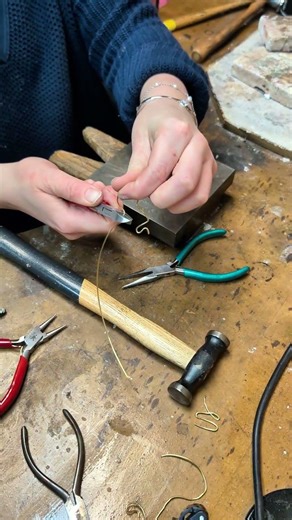 Beginner Silversmithing: Texture Week, Hammer Tests & My First Logo Attempt